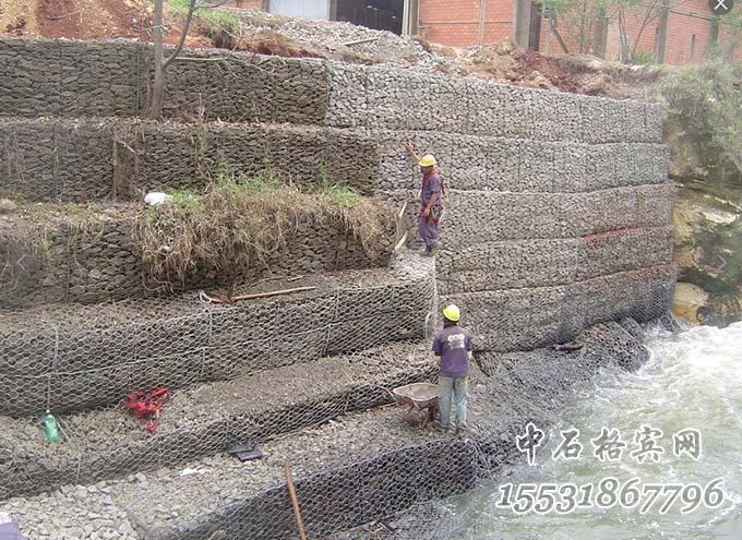防洪鉛絲石籠